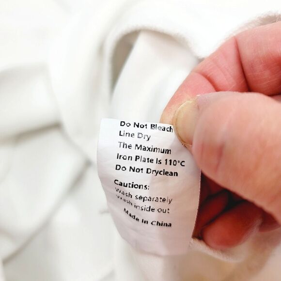 Commense Break Free Scuba Pullover Half Zip Oversize Sweatshirt in White Size XS - Picture 9 of 11